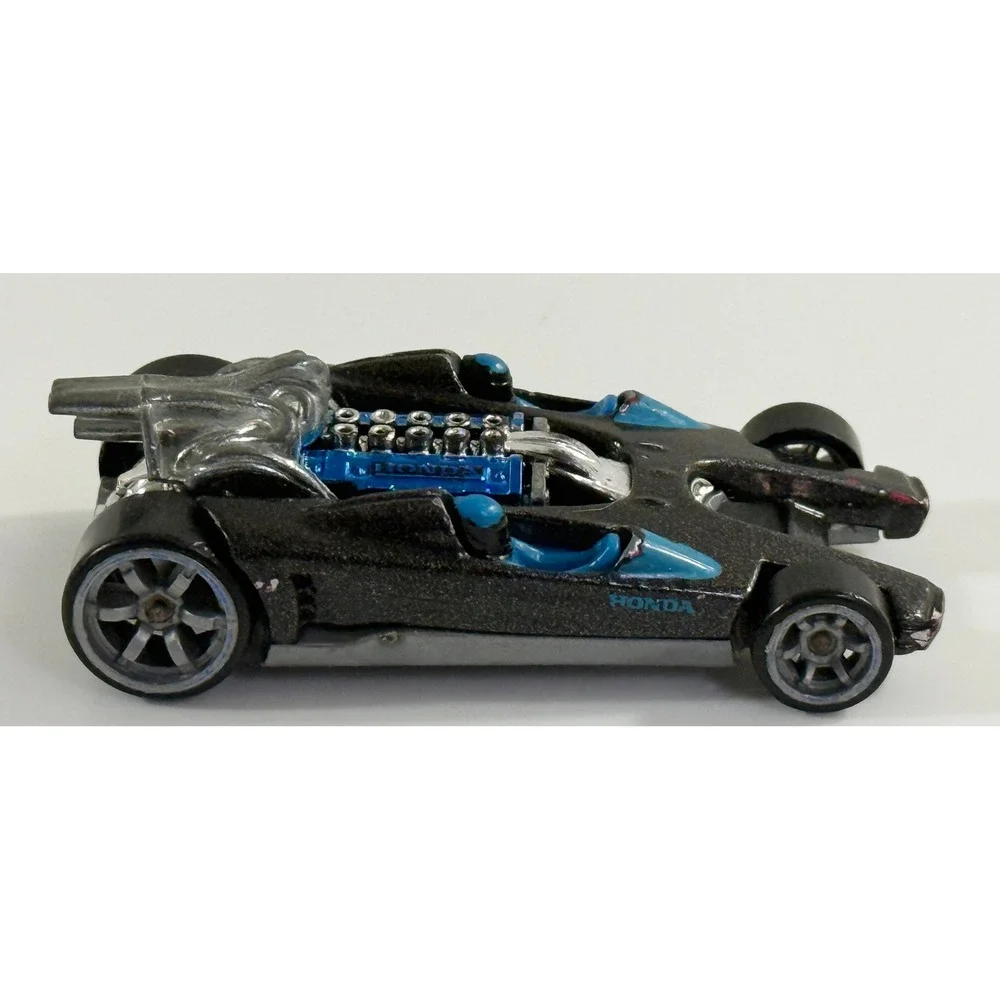 Hot Wheels Honda Racer Kids 1:64 Black Blue Metallic Futuristic Diecast Car